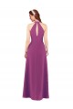 Vendeurs de Baie sauvage Fourreau Col V Mousseline Longue Robes demoiselle d'honneur