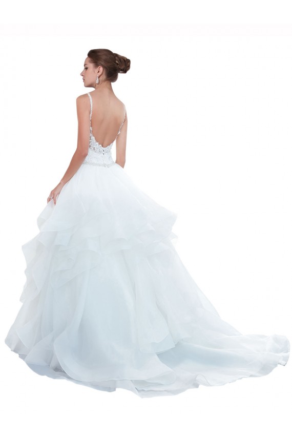 Vendeurs de Blanc Princesse Bretelles spaghetti Tulle Plage Robes de mariée