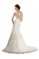Vendeurs de Blanc Sirène Bateau Dentelle Robes de mariée