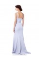Vendeurs de Bleu ciel clair Sirène Bretelles spaghetti Crêpe Stretch Longue Formelles Robes demoiselle d'honneur / Robes de soirée / Robes de bal