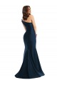 Vendeurs de Bleu ciel clair Sirène Satiné Soyeux Longue Formelles Robes demoiselle d'honneur / Robes de soirée / Robes de bal