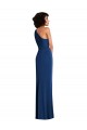 Vendeurs de Bleu roi Fourreau Spandex Longue Robes demoiselle d'honneur / Robes de bal