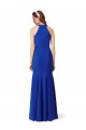 Vendeurs de Bleu roi Sirène Col V Crêpe Stretch Longue Formelles Robes demoiselle d'honneur / Robes de soirée / Robes de bal