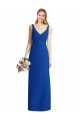 Vendeurs de Bleu roi Sirène Sans bretelle Mousseline Longue Robes demoiselle d'honneur