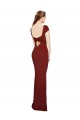 Vendeurs de Bordeaux 10 Sirène Col rond Crêpe Stretch Longue Formelles Robes demoiselle d'honneur / Robes de soirée / Robes de bal