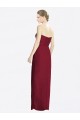 Vendeurs de Bordeaux Fourreau Mousseline Longue Robes demoiselle d'honneur