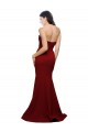 Vendeurs de Bordeaux Fourreau Sans bretelle Crêpe Stretch Longue Formelles Robes demoiselle d'honneur / Robes de soirée / Robes de bal