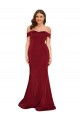 Vendeurs de Bordeaux Sirène Épaule Dénudée Spandex Longue Formelles Robes demoiselle d'honneur / Robes de soirée / Robes de bal