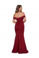 Vendeurs de Bordeaux Sirène Épaule Dénudée Spandex Longue Formelles Robes demoiselle d'honneur / Robes de soirée / Robes de bal
