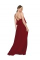 Vendeurs de Bordeaux Trapèze Bretelles spaghetti Mousseline Longue Robes demoiselle d'honneur