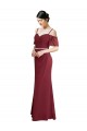 Vendeurs de Bordeaux Trapèze Bretelles spaghetti Mousseline Longue Robes demoiselle d'honneur