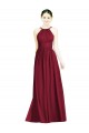 Vendeurs de Bordeaux Trapèze Licou Mousseline Longue Robes demoiselle d'honneur