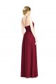 Vendeurs de Bordeaux Trapèze Licou Mousseline Longue Robes demoiselle d'honneur