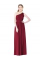 Vendeurs de Bordeaux Trapèze Mousseline Longue Robes demoiselle d'honneur
