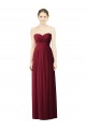 Vendeurs de Bordeaux Trapèze Mousseline Longue Robes demoiselle d'honneur