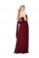 Vendeurs de Bordeaux Trapèze Sans bretelle Mousseline Longue Formelles Robes demoiselle d'honneur / Robes de soirée / Robes de bal