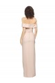 Vendeurs de Sirène Épaule Dénudée Crêpe Stretch Longue Formelles Robes demoiselle d'honneur / Robes de soirée / Robes de bal