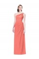 Vendeurs de Corail Trapèze Mousseline Longue Robes demoiselle d'honneur