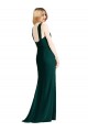 Vendeurs de Evergreen Trompette Licou Mousseline Longue Robes demoiselle d'honneur
