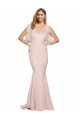 Vendeurs de Fourreau Crêpe Stretch Tulle Longue Formelles Robes demoiselle d'honneur / Robes de soirée / Robes de bal