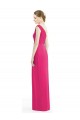Vendeurs de Fourreau Mousseline Longue Robes demoiselle d'honneur