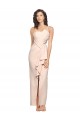 Vendeurs de Fourreau Sans bretelle Crêpe Stretch Longue Robes demoiselle d'honneur / Robes de bal
