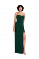 Vendeurs de Fourreau Scoop Sans bretelle Crêpe Stretch Longue Formelles Robes demoiselle d'honneur / Robes de soirée / Robes de bal