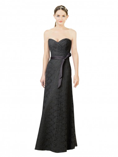 Vendeurs de Gris ardoise Fourreau Dentelle Longue Robes demoiselle d'honneur
