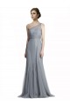 Vendeurs de Gris ardoise Sirène Tulle Longue Robes demoiselle d'honneur