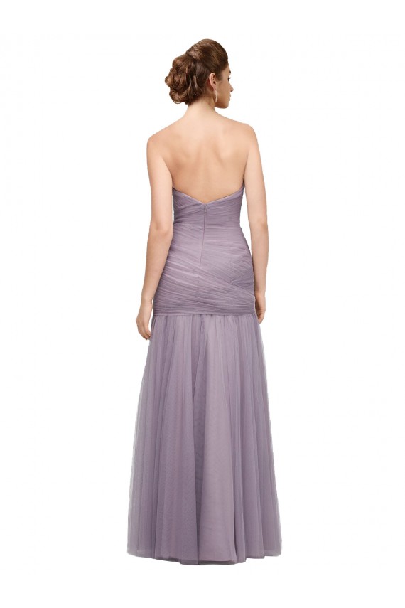 Vendeurs de Heather Sirène Tulle Longue Robes demoiselle d'honneur