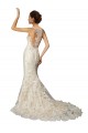 Vendeurs de Ivoire & Champagne Sirène Illusion Tulle Dentelle Classique Robes de mariée