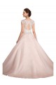 Vendeurs de Ivoire Princesse Bateau Illusion Dentelle Robes de mariée