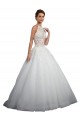 Vendeurs de Ivoire Princesse Col Haut Tulle Dentelle Robes de mariée