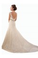 Vendeurs de Ivoire Sirène Illusion Tulle Dentelle Robes de mariée