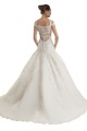 Vendeurs de Ivoire Sirène Épaule Dénudée Balayage train Tulle Dentelle Robes de mariée