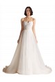 Vendeurs de Ivoire Trapèze Balayage train Tulle Robes de mariée