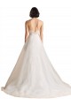Vendeurs de Ivoire Trapèze Balayage train Tulle Robes de mariée