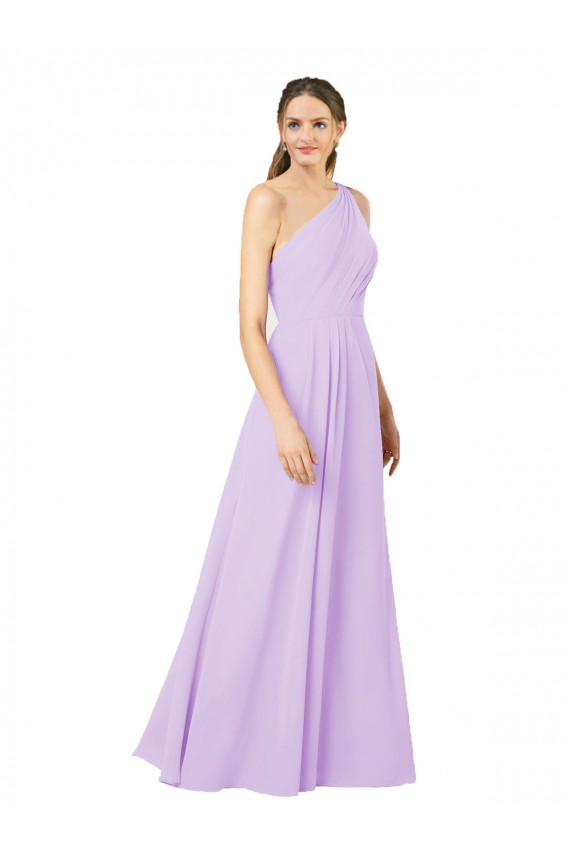Vendeurs de Lilas Fourreau Mousseline Longue Formelles Robes demoiselle d'honneur / Robes de soirée