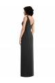 Vendeurs de Noir Fourreau Col V Spandex Longue Formelles Robes demoiselle d'honneur / Robes de soirée / Robes de bal