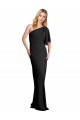Vendeurs de Noir Fourreau Crêpe Stretch Longue Formelles Robes demoiselle d'honneur / Robes de soirée / Robes de bal