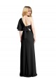 Vendeurs de Noir Fourreau Crêpe Stretch Longue Formelles Robes demoiselle d'honneur / Robes de soirée / Robes de bal