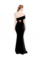 Vendeurs de Noir Sirène Crêpe Stretch Longue Formelles Robes demoiselle d'honneur / Robes de soirée / Robes de bal
