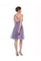 Vendeurs de Pastèque Trapèze Tulle Longue Robes demoiselle d'honneur