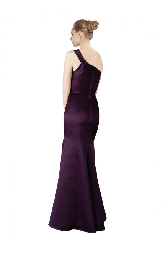 Vendeurs de Pourpre Sirène Satiné Longue Robes demoiselle d'honneur / Robes de bal