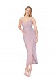 Vendeurs de Primevère Sirène Bretelles spaghetti Mousseline Courte Asymétrique Robes demoiselle d'honneur / Robes de bal / Robes de cocktail