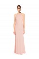 Vendeurs de Rose 114 Trapèze Bretelles spaghetti Mousseline Longue Robes demoiselle d'honneur