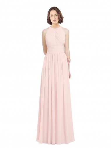 Vendeurs de Rose 42 Trapèze Licou Mousseline Longue Robes demoiselle d'honneur