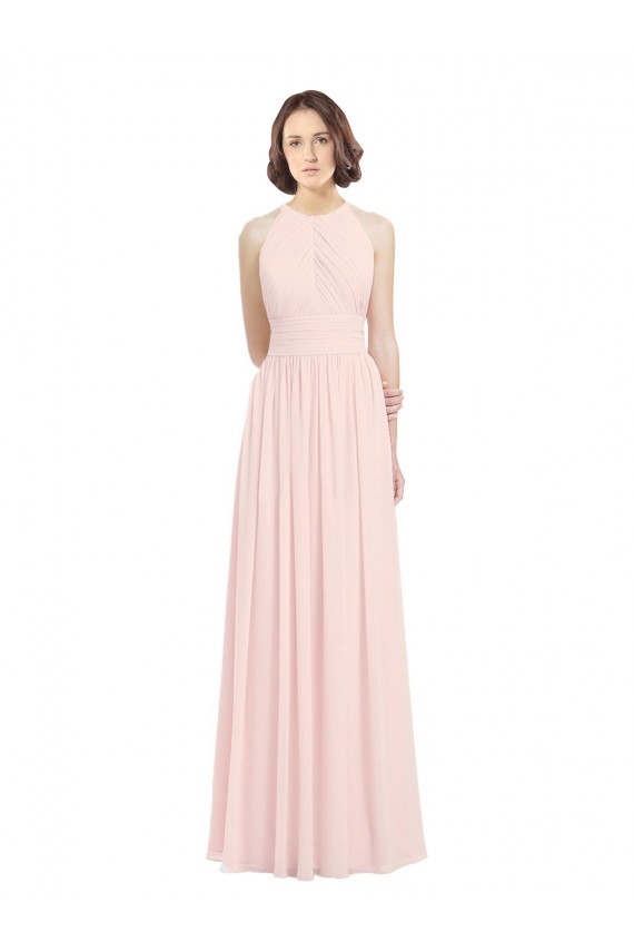 Vendeurs de Rose 42 Trapèze Licou Mousseline Longue Robes demoiselle d'honneur