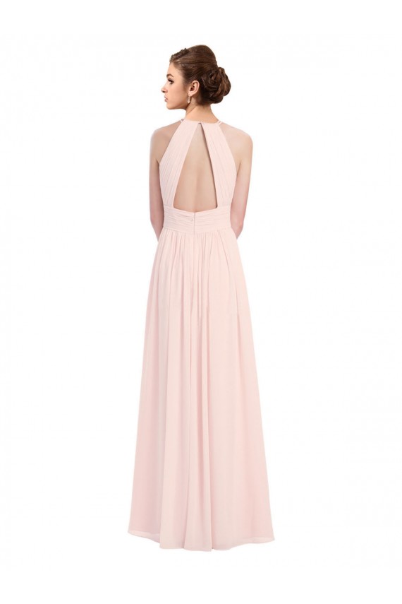 Vendeurs de Rose 42 Trapèze Licou Mousseline Longue Robes demoiselle d'honneur