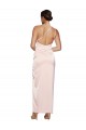 Vendeurs de Rose Trapèze Satiné Soyeux Longue Robes demoiselle d'honneur / Robes de bal